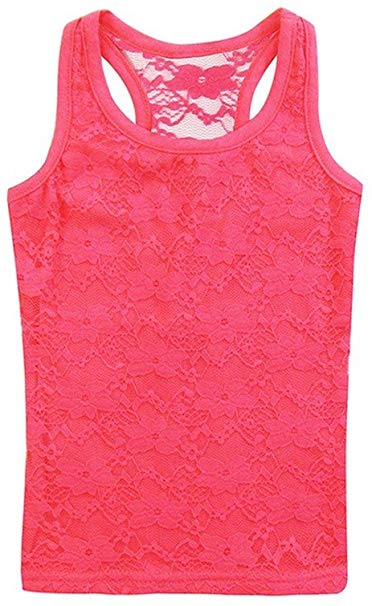 CORAL LACE OVERLAY TANK