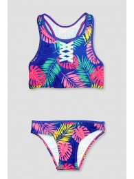 TROPICAL PRINT TANKINI SWIMWEAR